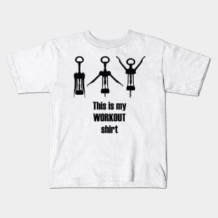 Wine workout Kids T-Shirt